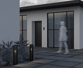 Ландшафтный светильник Porte Maytoni O481FL-L7BWD3K цвет Черное дерево