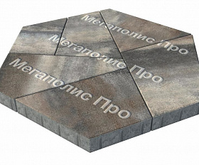 Тротуарная плитка Выбор Оригами Б.4.Фсм.8 80 мм Листопад Старый замок