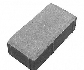 Брусчатка 200х100х50 мм. ЭДД 1.5 Серый