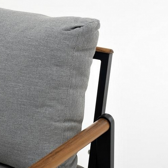 Кресло из алюминия MAYA темный графит Joygarden фото 7