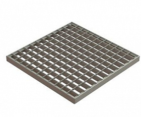 Решетка водоприемная Basic РВ-39.39 ячеистая стальная оцинкованная