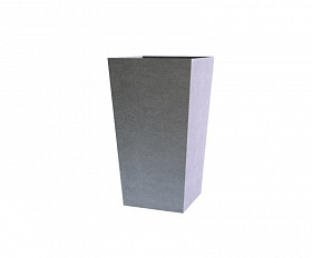 Кашпо Concretika Conic 30x30x50 Premium Grey