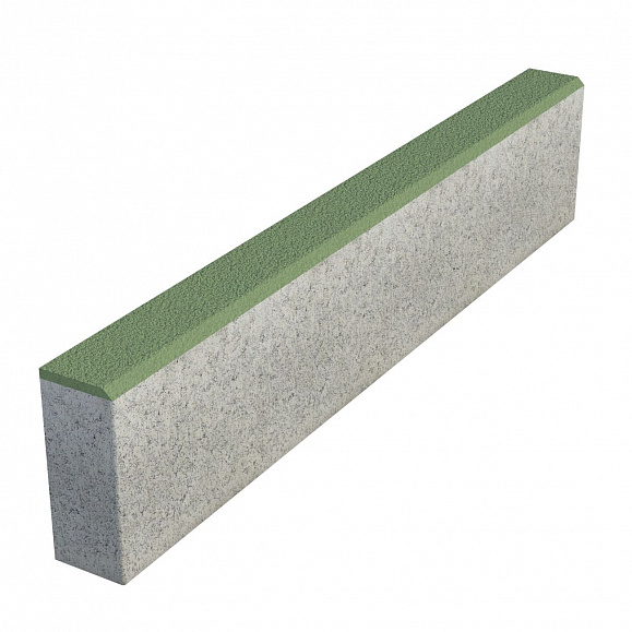 Бордюр тротуарный Выбор БР100х20х8 Гранит Зеленый фото 1