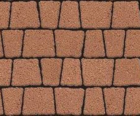 Тротуарная плитка Выбор Антик Б.3.А.6 Гранит 60мм Оранжевый