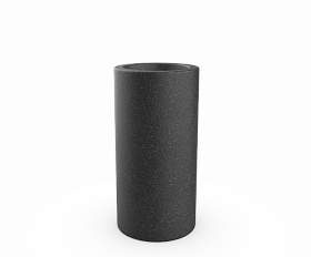 Кашпо Berkano Cilindro 60 Black Granite