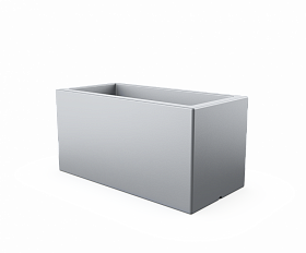 Кашпо Berkano Cubric 80x40 Concrete Gray