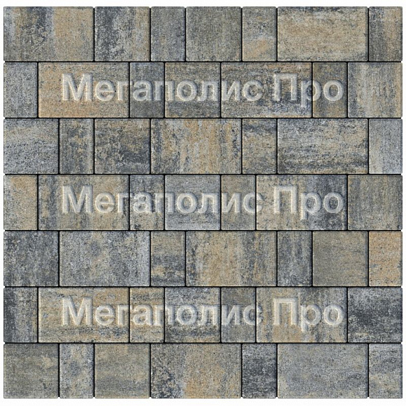 Тротуарная плитка Выбор Старый город Искусственный камень А.1.Фсм.4 40 мм. Базальт фото 4