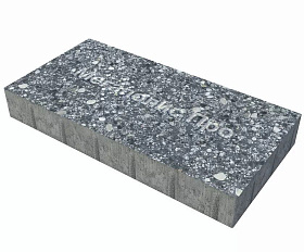 Тротуарная плита Фабрика Готика 600x300x80 мм Диорит FINERRO