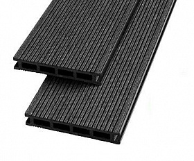 Террасная доска Экодэк Брайт Вельвет Шале, цвет Венге