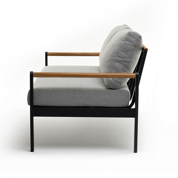 Диван из алюминия MAYA 2-х местный темный графит Joygarden фото 4