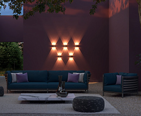 Архитектурная подсветка Strato 3000К 6Вт IP 54 Maytoni O417WL-L6B3K цвет Черный