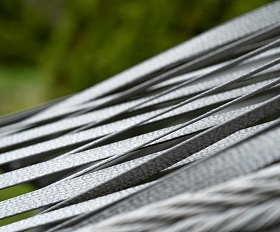 Капри подвесное кресло из искусственного ротанга, цвет серый