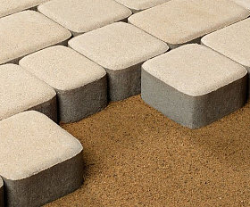 Тротуарная плитка 342 механический завод Классика 60 мм Белый