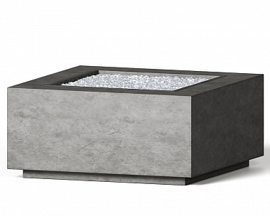 Уличный газовый камин POLUS Vitgarden 100x100x45 см