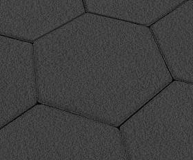 Тротуарная плитка Выбор Соты - Б.3.Ш.6 60 мм Гранит Черный