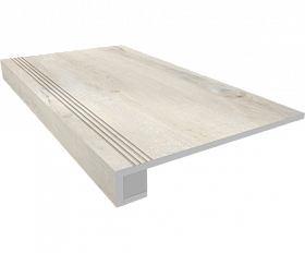 Комплект Керамогранитная ступень Estima DA01 33x120 см с бортиком + Подступенок 14,5х120 см