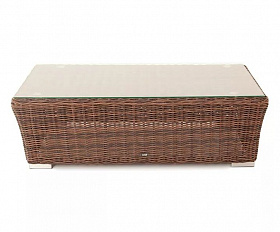 Журнальный столик Капучино 4SIS из искусственного ротанга, цвет коричневый