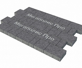 Тротуарная плитка Фабрика Готика Новый Город 60 мм Амфиболит FERRO