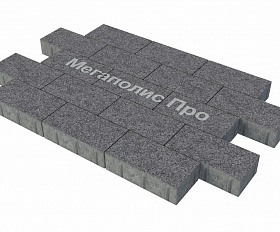 Тротуарная плитка Фабрика Готика Картано 300х150х60 мм Амфиболит FERRO