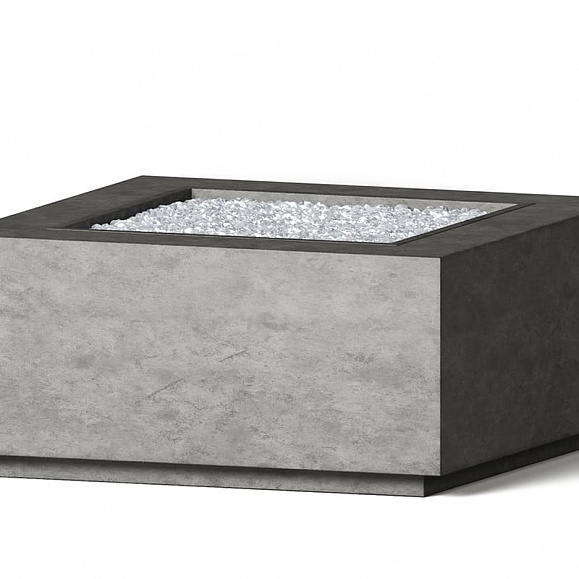 Уличный газовый камин POLUS Vitgarden 100x100x45 см фото 1