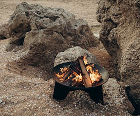 Костровая чаша стальная Concretika Ultima Y100, толщина 10 мм