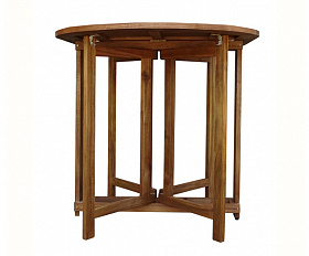 Стол из акации КАРО овальный складной Joygarden