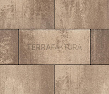 Тротуарная плитка Terrafaktura Урбан 600x300x80 мм Теплый песок
