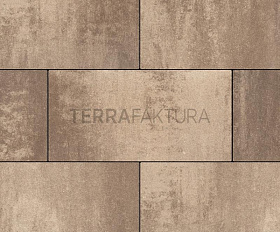 Тротуарная плитка Terrafaktura Урбан 600x300x80 мм Теплый песок