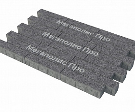 Тротуарная плитка Фабрика Готика Ригель 360х80х80 мм Амфиболит FERRO