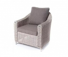 Кресло Кон Панна 4SIS из искусственного ротанга, цвет бежевый