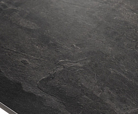 Верона журнальный стол из HPL 120х65, H40, каркас черный муар, цвет столешницы серый гранит