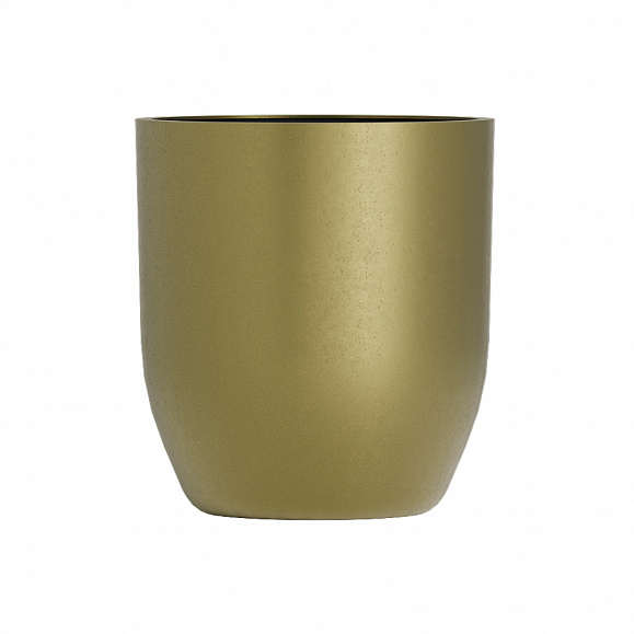 Кашпо Concretika Йар D40H44 Голд фото 1