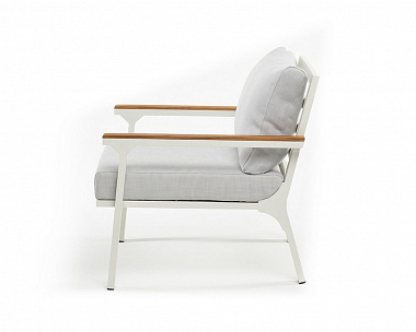 Кресло из алюминия CONCORDE белое Joygarden