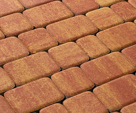 Тротуарная плитка 342 механический завод Классика ColorMix 60мм Милан