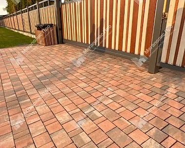 Тротуарная плитка Braer Старый Город Ландхаус 60 мм Colormix Койот
