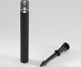 Уличный светильник Elektrostandard Hidden 35166/F черный