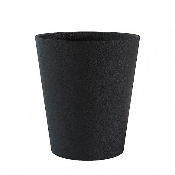 Кашпо Concretika Кратер D60 H50 Неро фото 1