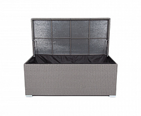 Порту сундук водонепроницаемый из искусственного ротанга, цвет графит
