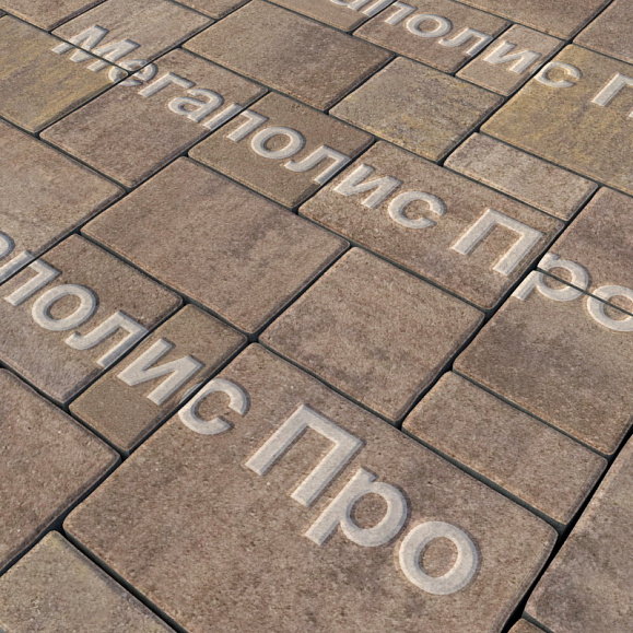 Тротуарная плитка Выбор Мюнхен Б.2. Фсм.6 60 мм Искусственный камень Плитняк фото 1