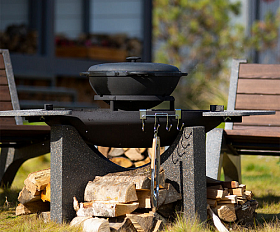 Казан чугунный с крышкой Concretika 12 л