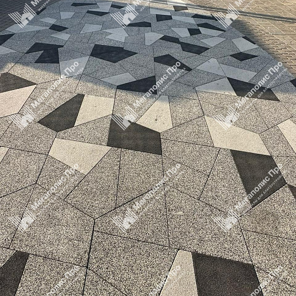 Тротуарная плитка Выбор Оригами Б.4.Фсм.8 80 мм Стоунмикс Белый фото 5