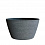 Кашпо Concretika Боул D52 H29 Эрозия серый
