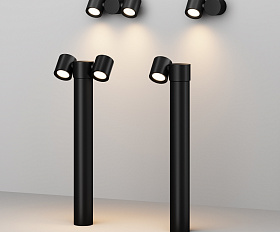 Ландшафтный светильник Wall Street Maytoni O010FL-01B цвет Черный