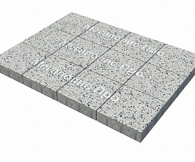 Тротуарная плитка Фабрика Готика Квадрат 300х300х60 мм Грис Парга FINERRO