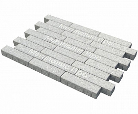 Тротуарная плитка Braer Ригель 2.0 320x80x60 мм Мрамор