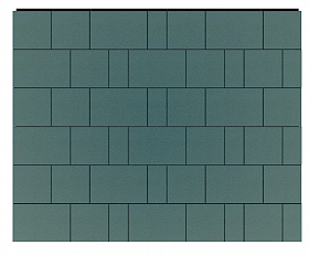 Тротуарная плитка Фабрика Готика Новый Город 40 мм PROFI Синий на белом цементе п/п