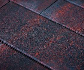 Тротуарная плитка Выбор Паркет мультиформатный Б.9.Псм.8 80 мм Листопад Клинкер