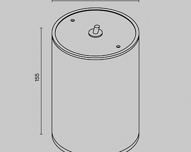 Потолочный светильник Bar Maytoni O306CL-L12GF цвет Графит