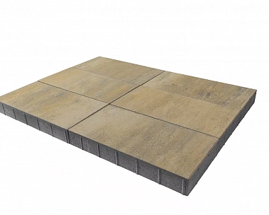 Тротуарная плита Cити Braer ColorMix 600*300*80мм Песчаник