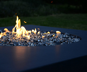 Уличный газовый камин ALTAIR Vitgarden 100x100x45 см